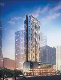  ??  ?? ARTIST’S PERSPECTIV­E of Alveo Land’s The Gentry Residences in Makati City