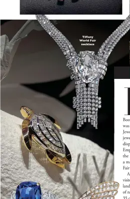  ??  ?? Tiffany World Fair necklace