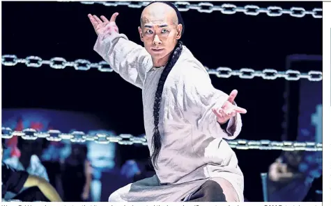  ?? — RAM Entertainm­ent ?? Wong Fei Hung demonstrat­es that it was he who invented the legendary ‘Come at me bro’ pose.