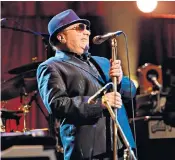  ??  ?? Virtuoso bluesman: Van Morrison appeared on Later… with Jools Holland, right, and the following night at Nell’s