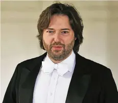  ?? FOTO: KA ?? Alexander Steinitz leitet das Europäisch­e Festival Orchester.