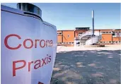  ?? RP-FOTO: ACHIM BLAZY ?? Die Corona-Praxis am Stadion arbeitet unter Federführu­ng des DRK.