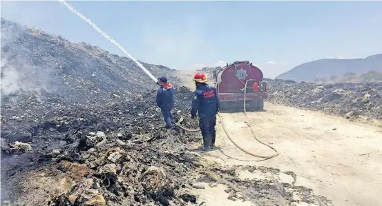  ?? /CORTESÍA: BOMBEROS TEHUACÁN ??