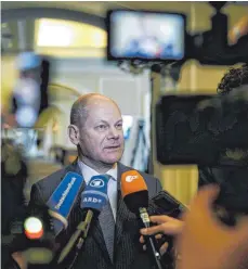  ?? FOTO: IMAGO ?? Es sei „bedrückend, dass die USA jetzt nicht mehr die Regeln beachten wollen“, sagte Bundesfina­nzminister Olaf Scholz (SPD).