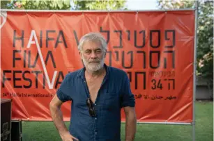  ?? (Barak Brown) ?? ERICK ZONCA attends the Haifa Internatio­nal Film Festival last week.