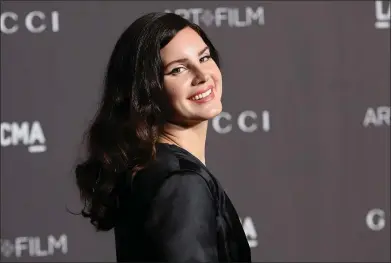  ?? GETTY IMAGES ?? Singer-songwriter Lana Del Rey delivered an album full of sparkling pop with “Norman (Expletive) Rockwell!”