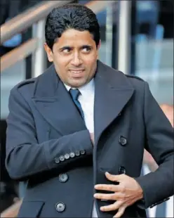  ?? ?? Nasser Al Khelaïfi, presidente del PSG.
