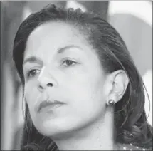  ?? The Associated Press ?? U.S. UN ambassador Susan Rice withdrew her nomination as secretary of state after a bitter standoff with Republican senators.