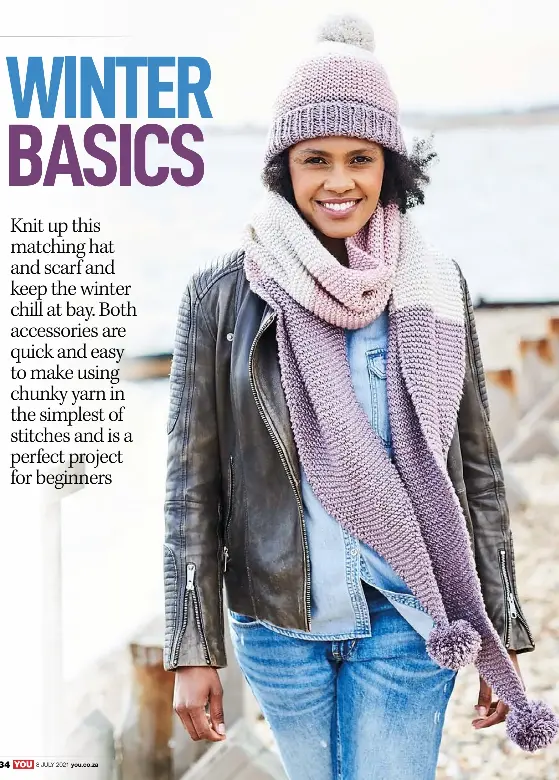 Knit a matching hat and scarf for winter PressReader