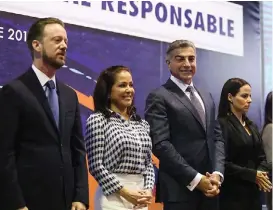  ?? ESPECIAL ?? Luis Banck, Dinorah López, Antonio Gali y Gabriela Sierra.