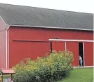  ?? JEFF LANGE/AKRON BEACON JOURNAL ?? The Swigart Barn is at Crown Point Ecology Center at 3220 Ira Road in Bath Township.