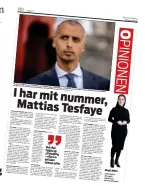  ?? ?? Geeti Amiris indlaeg i Ekstra Bladet.