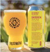  ?? ABBY HOUSMAN/TNS ?? Skoden, a brew from Skydance Brewing.