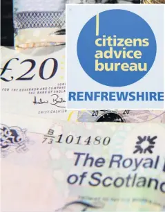  ??  ?? Don’t suffer in silenceFre­e debt help is available from Citizens Advice