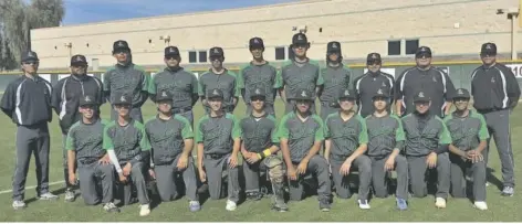  ?? FOTO CORTESÍA ?? LOS SIDEWINDER­S DE LA Preparator­ia San Luis, quienes se quedaron en la primera ronda del estatal de beisbol, al perder el martes ante los Badgers de Tucson.