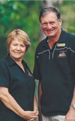  ??  ?? CUSTODIANS: Judy and Mark Evans from Paronella Park are finalists in this year’s Telstra Queensland Business Awards.