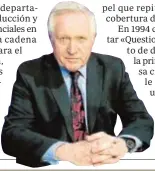  ??  ?? David Dimbleby, en «Question Time