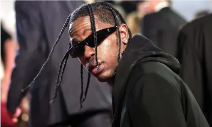  ?? ?? Travis Scott: ‘Nothing [he] did or failed to do fits within the Texas criminal code,’ his lawyer told Reuters. Photograph: Valéry Hache/AFP/ Getty Images