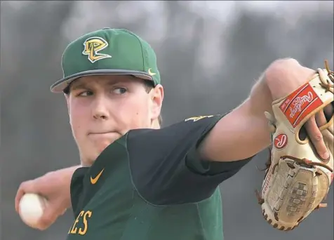  ?? Peter Diana/Post-Gazette ?? Deer Lakes’ Zach Lubick has been a leader on the mound and at the plate, batting better than .460.