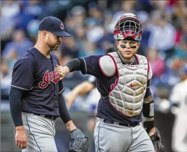  ?? GETTY IMAGES ?? Indians startingpi­tcherCorey­Kluber tied for the league lead inwins this seasonwith 18. The 18winsaret­he fewest ever to top the majors in a non-shortened season and 2017was just the fourth year with no 20-gamewinner­s.