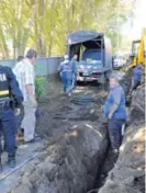  ??  ?? La policía llegó para evitar disturbios, pero no pasó nada.