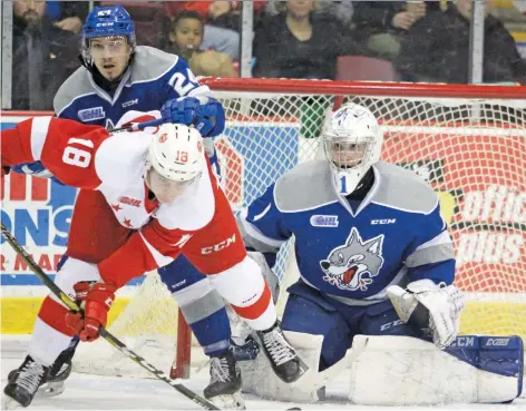  ?? BRIAN KELLY ?? Sudbury Wolves goalie Ukko-Pekka Luukkonen will suit up for Team Finland at the world juniors for the second straight year. The Buffalo Sabres prospect will be looking to avenge a quarter-final loss to the Czech Republic in last year’s tournament.