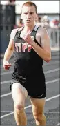  ?? GREG BILLING / CONTRIBUTE­D ?? Tippecanoe’s Bryce Conley won a Division II district title in the 3,200-meter run.