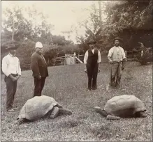  ?? ?? Photo taken around 1886 of Jonathan, who has lived through two world wars and the rise and fall of the British Empire