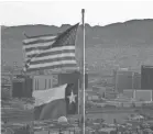  ?? JOE RAEDLE/GETTY IMAGES ?? The skyline of El Paso, Texas, and Juarez, Mexico.