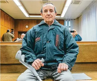 ?? FOTO MAFRA – PETR TOPIČ ?? Jaromír Balda (71) má ve vězení strávit čtyři roky. Verdikt není pravomocný.
