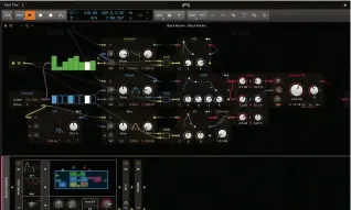  ??  ?? Design your own instrument­s and effects with The Grid, a modular environmen­t integrated into Bitwig 3