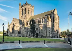  ??  ?? Standing tall Paisley Abbey