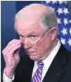  ?? Shawn Thew / EPA ?? Attorney-general Jeff Sessions.