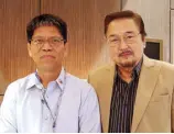  ??  ?? This author with LTFRB Chairman Atty. Martin Delgra III