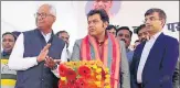  ?? HT PHOTO ?? ▪ Minister for energy Shrikant Sharma while inaugurati­ng the work of bolstering power infrastruc­ture in Faizullaga­nj on Tuesday.