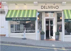  ?? ?? Delivino is inviting with a great menu ●