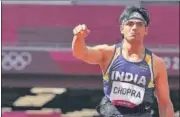  ?? PTI ?? Neeraj Chopra topped the javelin throw qualificat­ion round, in Tokyo on Wednesday.