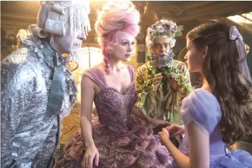  ?? — Walt Disney Studios Motion Pictures ?? (Left to right) Grant, Knightley, Derbez and Foy in ‘The Nucracker and the Four Realms’.