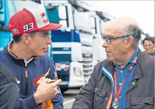  ??  ?? NO SE REPETIRÁ. Carmelo Ezpeleta ha garantizad­o a los pilotos que las carreras se disputarán aunque tengan que hacerse en lunes o martes.