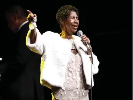  ?? FOTO: TT/AP-ANDY KROPA ?? Aretha Franklin.