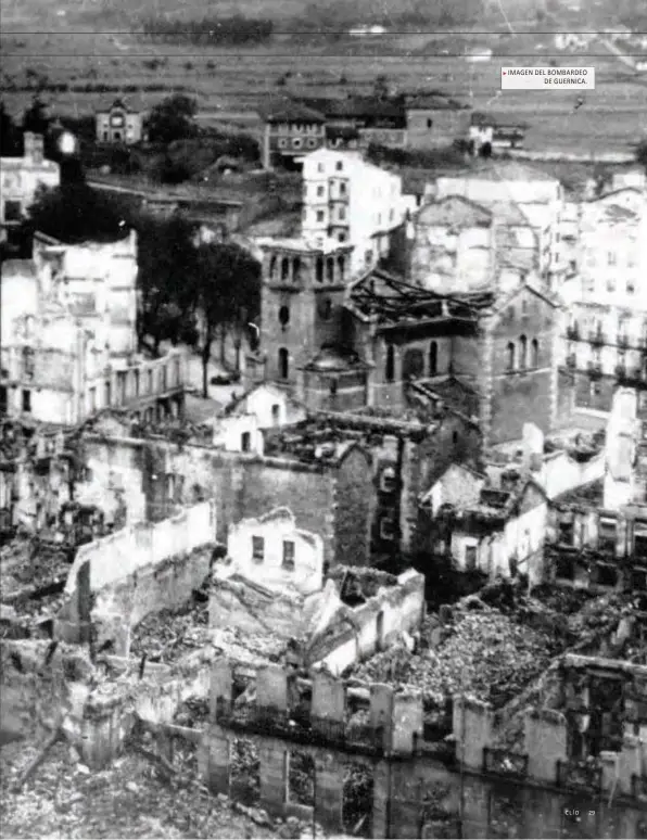  ?? ?? IMAGEN DEL BOMBARDEO DE GUERNICA.