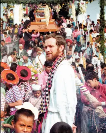  ?? Special to the Democrat-Gazette/Archdioces­e of Oklahoma City Archives ?? The Rev. Stanley Rother is shown in Guatemala at Carnival, the Roman Catholic celebratio­n held just before Lent. Rother is to become the Blessed Stanley Rother at a beatificat­ion ceremony today being held in his honor.