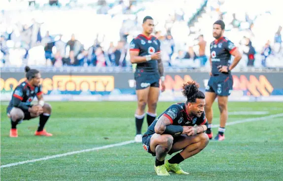  ?? Photo / Photosport ?? The Warriors produced a mystifying display in their loss to the Bulldogs given what was at stake.