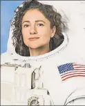  ??  ?? JESSICA MEIR Her first spacewalk.