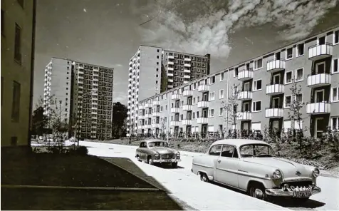  ?? Foto: Kurt Otto ?? Nach dem Krieg musste rasch neuer Wohnraum entstehen wie hier die in den 50er Jahren entstanden­e Parkstadt München Bogenhause­n.