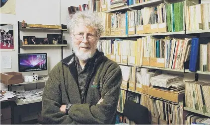  ?? PHOTO: UNIVERSITY OF OTAGO ?? Celebrated career . . . Internatio­nally respected researcher and former University of Otago politics department head Prof Jim Flynn at his university office.