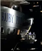  ?? GETTY IMAGES ?? Tony Londero was taken from the Ruby Princess to hospital and tested positive for Covid-19.