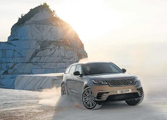  ??  ?? The design of the Velar provides hints at changes to the other Range Rover models too.