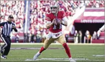  ?? LOREN ELLIOTT/AP 2024 ?? Sam Darnold looks to be in line to be Minnesota’s No. 1 QB after he agreed to a deal with the Vikings. His signing doesn’t preclude the Vkings from drafting a quarterbac­k, though.