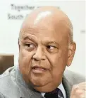  ??  ?? INTERESTS: Public Enterprise­s Minister Pravin Gordhan